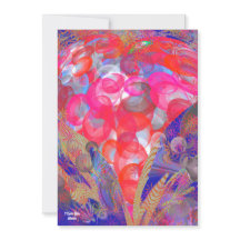 Unique Valentine Abstract Colourful And Vivid Card