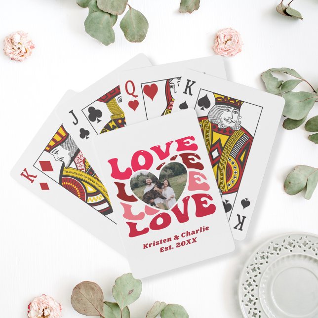 Unique Valentine's Day Gift Custom Photo Playing Cards (Unique Valentine's Day Gift Custom Photo Poker Cards
)