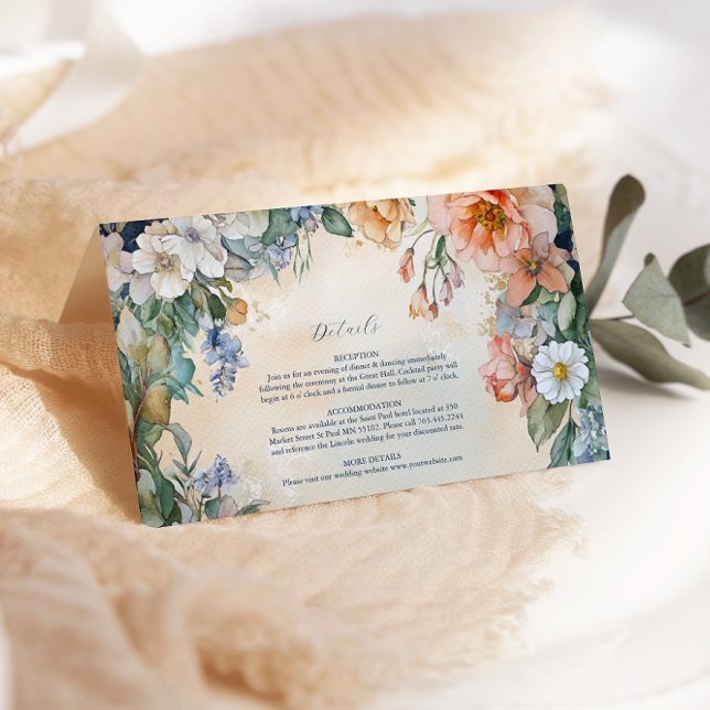 Unique Victorian Royal Elegance Wedding  Enclosure Card (Creator Uploaded)