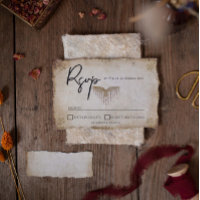 Unique Viking Wedding Response Card