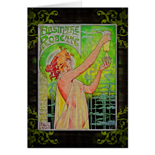 Unique Vintage Absinthe Green Fairy