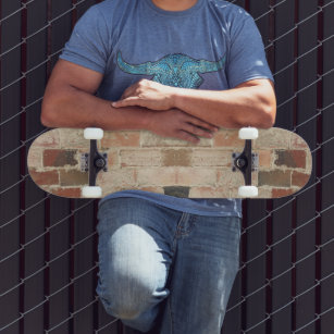 Unique Vintage Old Brick Natural Texture Stylish Skateboard