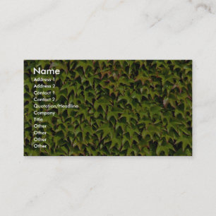 Unique Virginia creeper Business Card