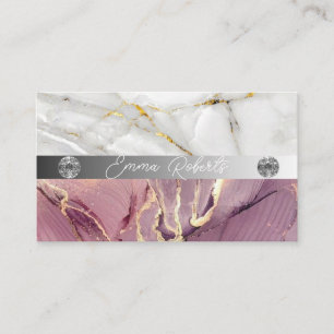 Unique Watercolor Modern Business Card