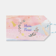 Unique Watercolor Modern Business Card