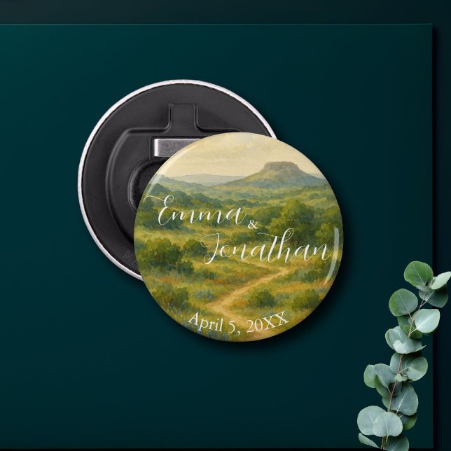 Unique Wedding Favors for Guests, Hill Country Bottle Opener (Creator Uploaded)