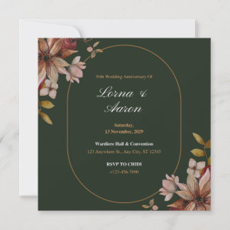 Unique Wedding Invitation Card