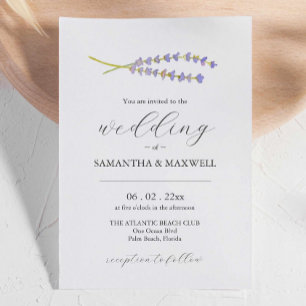 Unique Wedding Invitation Designs Lavender