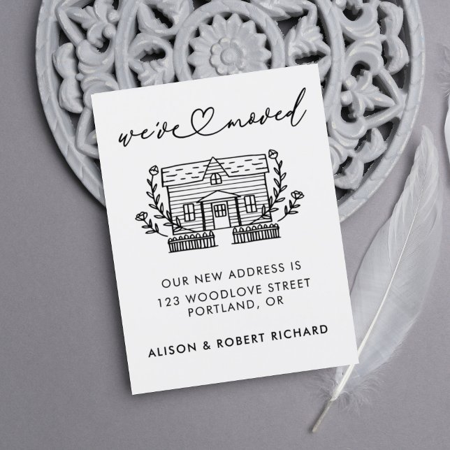 Unique We've Moved New Address Moving Announcement Postcard (Creator Uploaded)