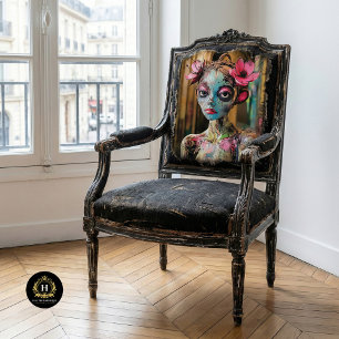 Unique Whimsical Gothic Gargoyle Decoupage  Tissue Paper