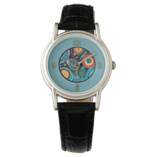 Unique Woman's  Artistic Circles Watch