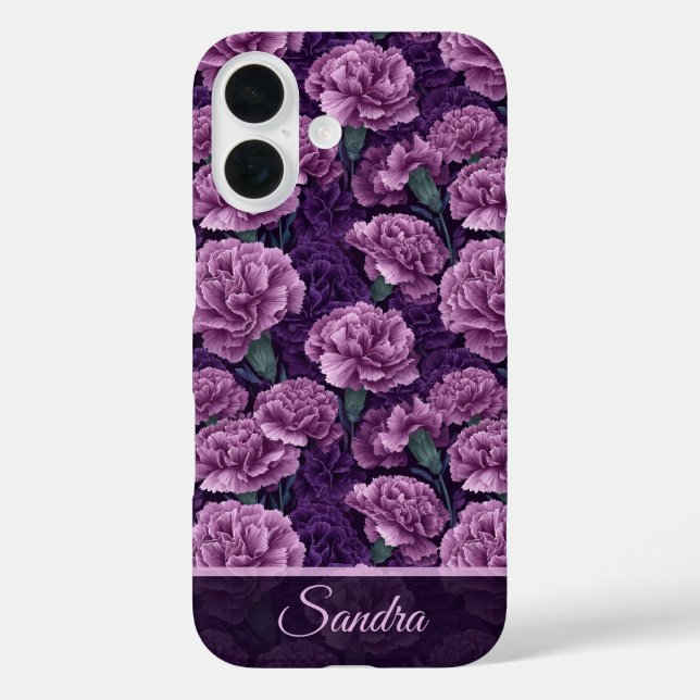 Unique Womens Accessories Carnation Floral Custom Case-Mate iPhone Case (Back)