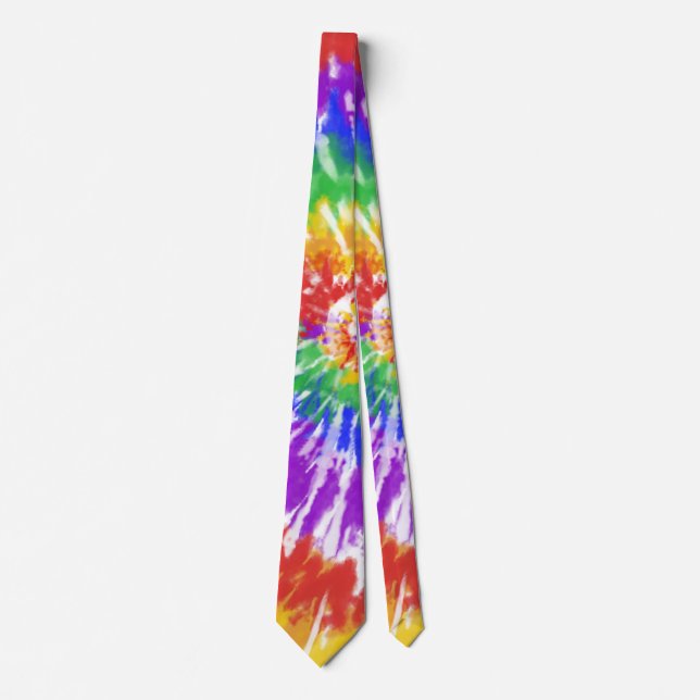 unique Woodstock dad colourful tie dye fathers day (Front)