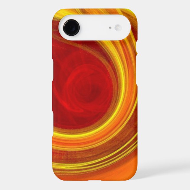 unique yellow marble sun rays laser lines ombre Case-Mate iPhone case (Back)