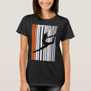 Unique Yellow Retro Dance Dancer Dancer Teenagers T-Shirt