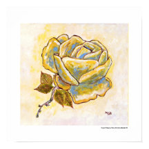 Unique Yellow Rose Flower Floral South of France