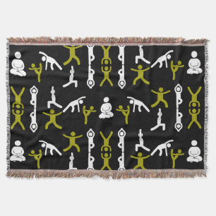 Unique Yoga Gift Throw Blanket