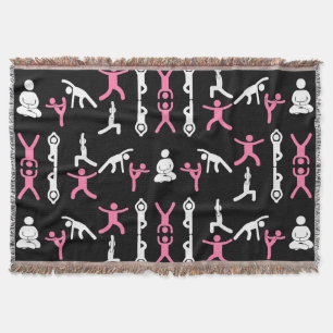 Unique Yoga Gift Throw Blanket