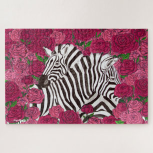 Unique Zebras Jigsaw Puzzle