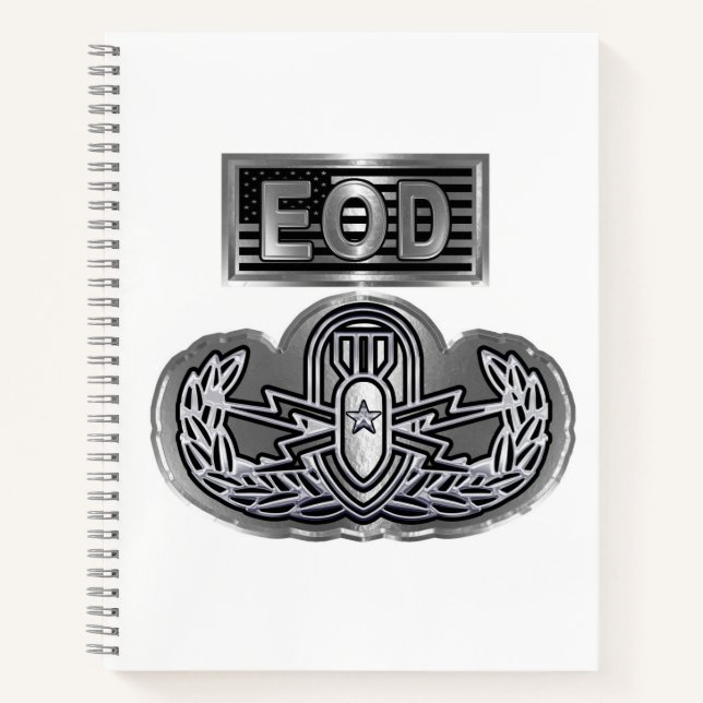 Uniquely Designed Commemorative EOD Notebook (Front)