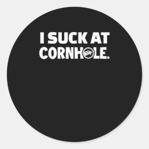 Unisex-Adults Black Classic Round Sticker