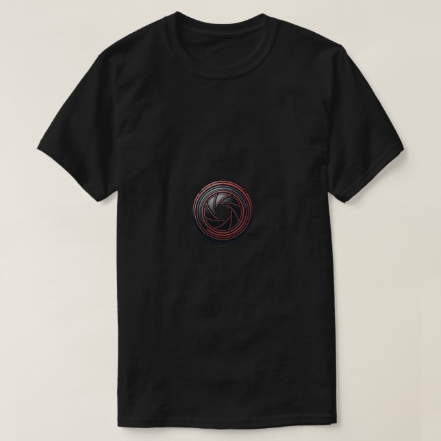 Unisex Camera Shutter Design T-Shirt (Design Front)