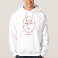 Unisex Commemorative Seal Hoodie in Red