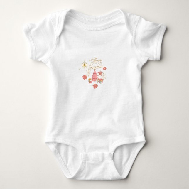 "Unisex cotton baby shirt - Soft, resi (Front)