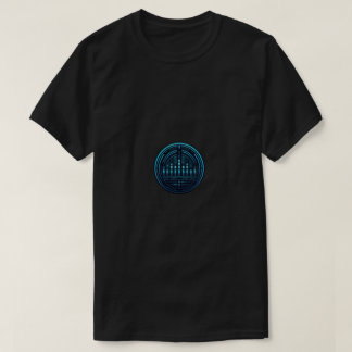 Unisex Cyber-Audio Equalizer Graphic T-Shirt