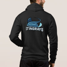 Unisex Full-Zip Hoodie (Stingrays Back)