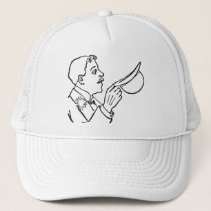 Unisex Gentlemen Hat Tip Trucker Hat