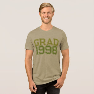 Unisex Graduation T-Shirt Editable Tri-Blend Shirt