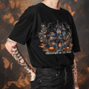 Unisex Halloween "Shadows Of The Night" Gothic T-Shirt