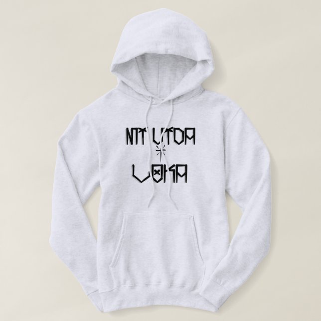 Unisex Mi Vida Loca  With Name Hoodie (Design Front)