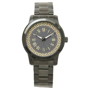  Unisex  Monogram Luxury Stylish Black Bracelets Watch