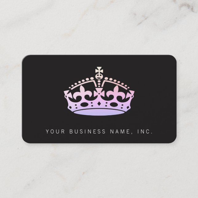 Unisex Palace Salon Jubilee Crown Ipanema Business Card (Front)