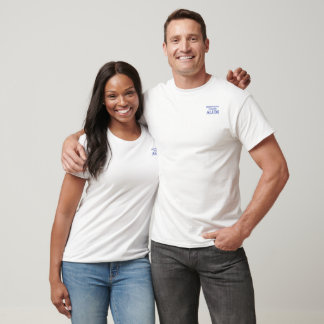 Unisex Pocket Emblem "SRC Alum" Tee in Blue