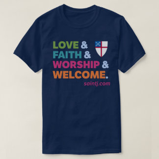 Unisex St. James colourful welcome T-Shirt