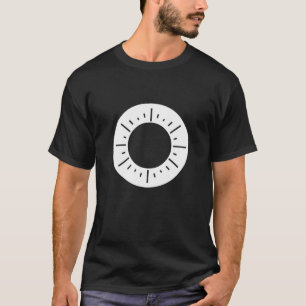 Unisex Sun Star White Outline Illustration Cartoon T-Shirt