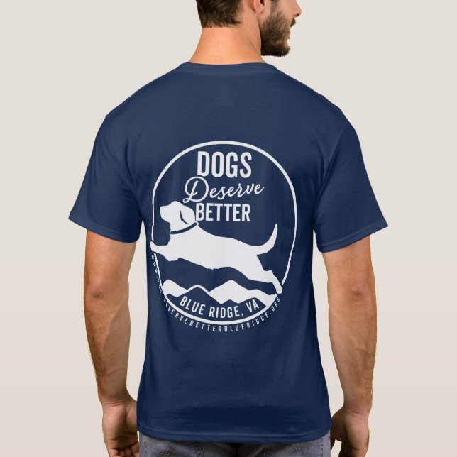 Unisex Tshirt - White Logo Front/Back (Back)