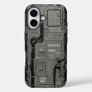 UNIT-77 #036: Neural Gateway ABCFE93 iPhone 16 Case