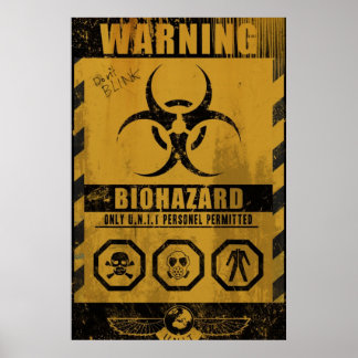 UNIT  BIOHAZARD  POSTER