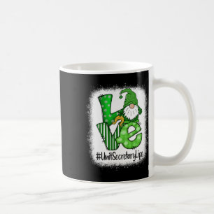 Unit Secretary Love St Patricks Day Matching Gnome Coffee Mug