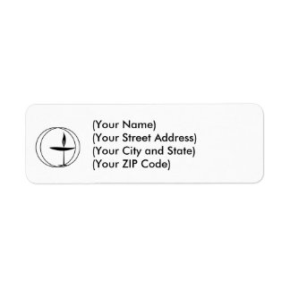 Unitarian Address Labels! Return Address Label