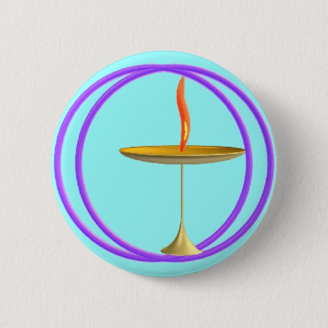 Unitarian Universalist 6 Cm Round Badge (Front)