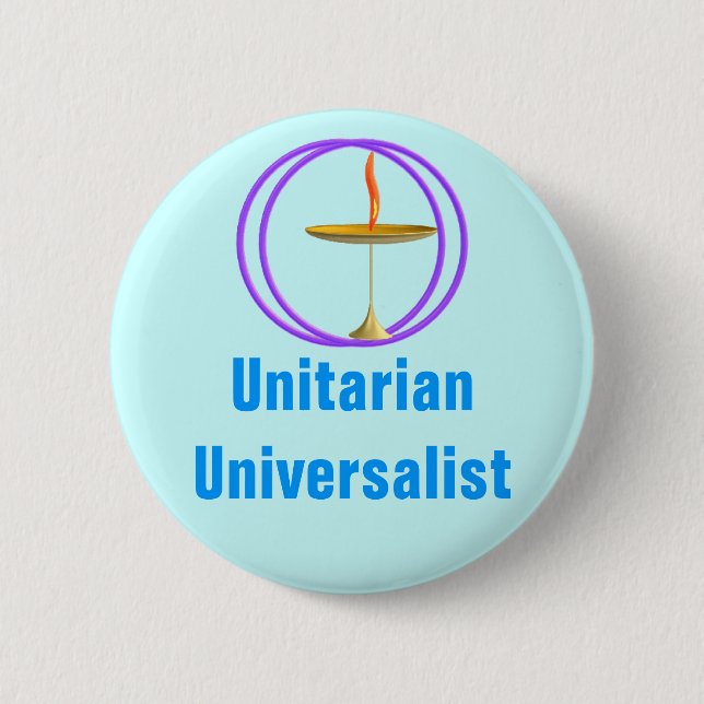 Unitarian Universalist 6 Cm Round Badge (Front)