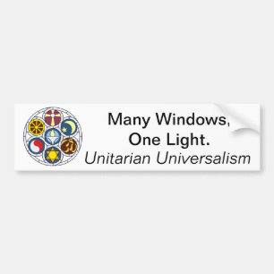 Unitarian Universalist Merchandise Bumper Sticker