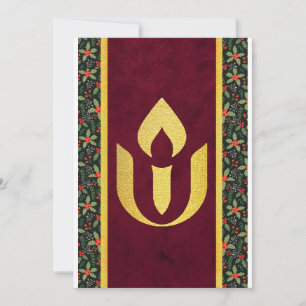 Unitarian winter holiday card
