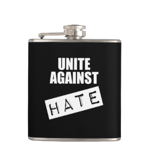 Unite Against Hate Hip Flask