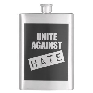 Unite Against Hate Hip Flask